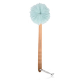 Wood Pouf Bath Brush