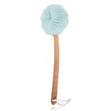 Wood Pouf Bath Brush