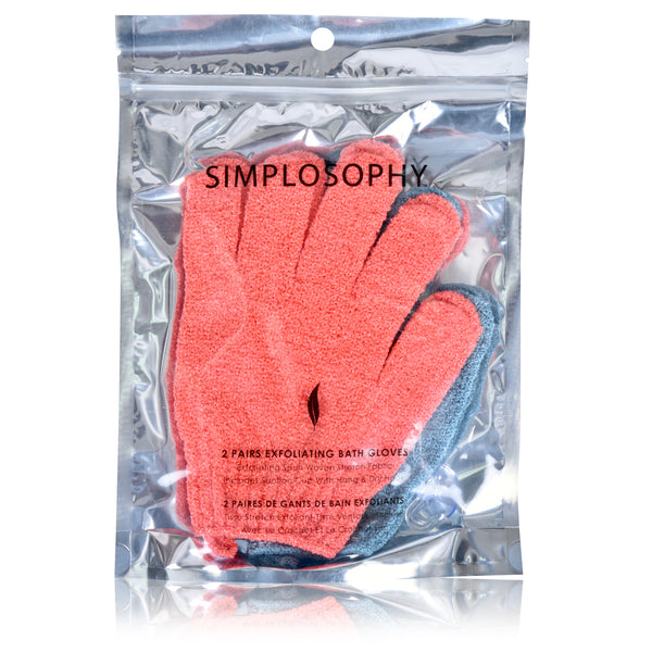 Exfoliating Bath Gloves - 2 Sets