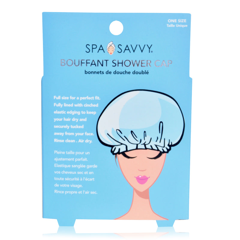 Fully Lined Bouffant Shower Cap