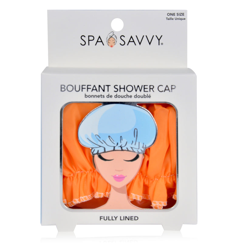 Fully Lined Bouffant Shower Cap