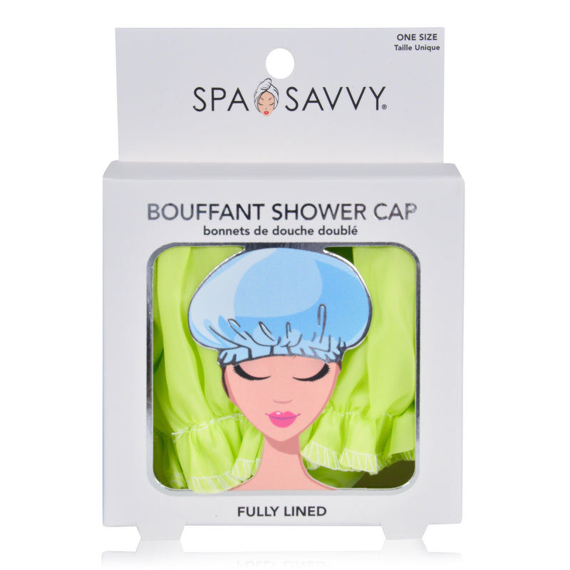 Fully Lined Bouffant Shower Cap