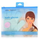 Set of 2 Pairs of Exfoliating Bath Gloves