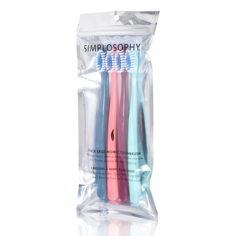 Pack of 4 Toothbrushes