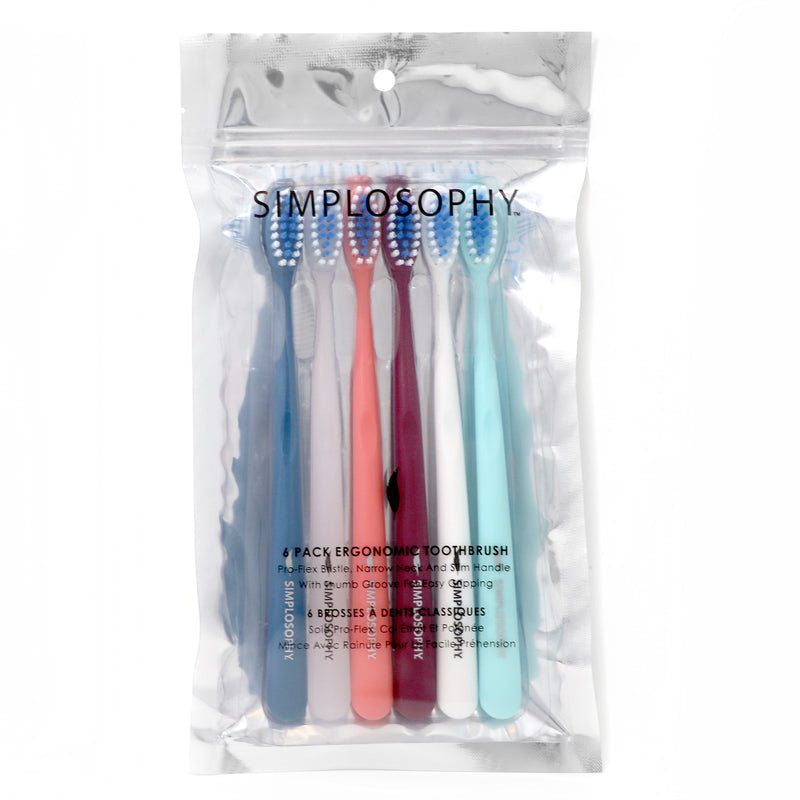 Pack of 6 Toothbrushes