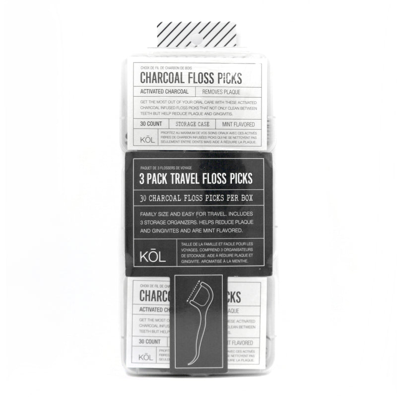 Pack of 3 Floss Picks Travel Pack