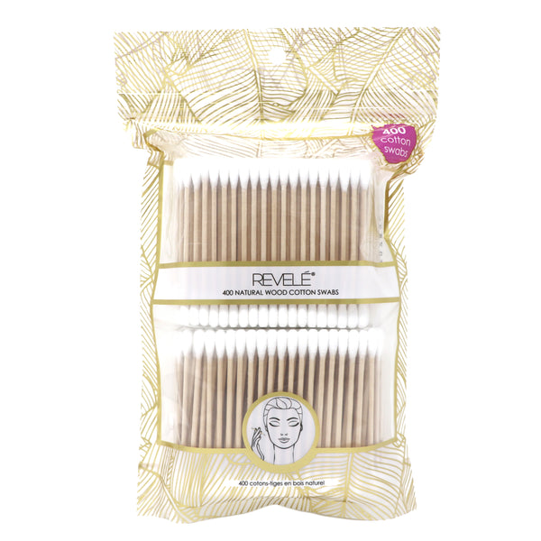 400 Count Natural Wood Cotton Swabs