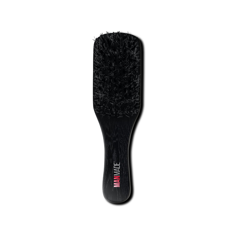 Boar Bristle Wood Club Brush