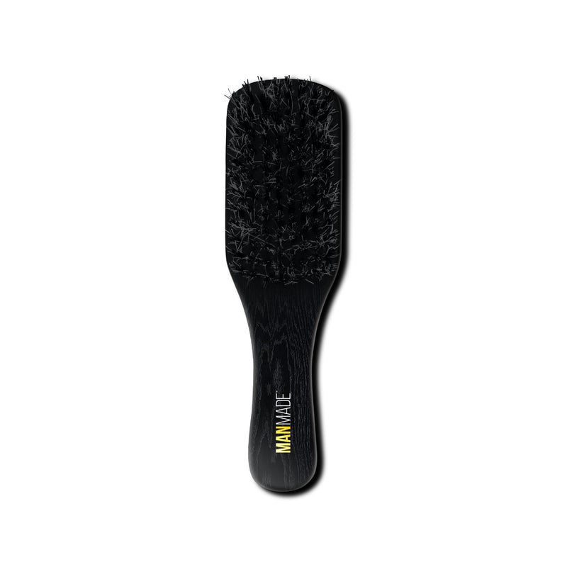 Boar Bristle Wood Club Brush