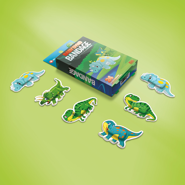 Baby Dino Bandages - Pack of 24