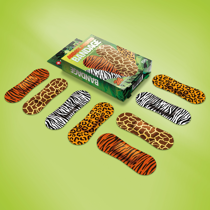 Animal Print Bandages - Pack of 24