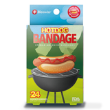 Hot Dog Bandages - Pack of 24