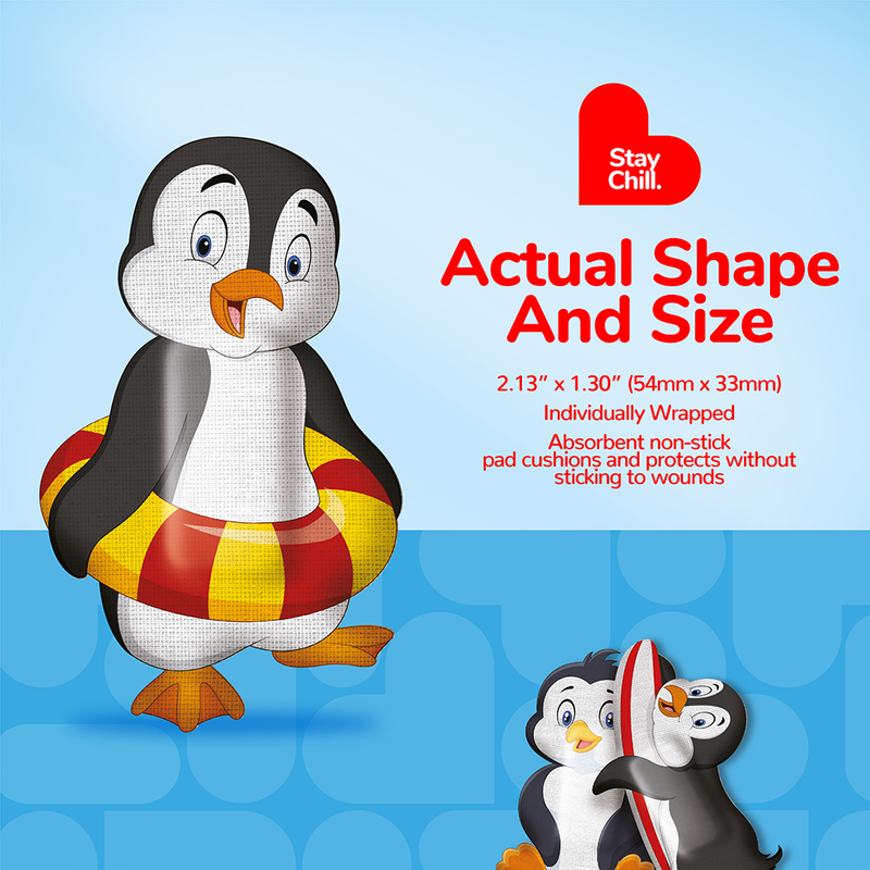 Penguin Bandages - Pack of 24