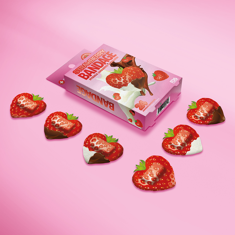 Strawberry Bandage - Pack of 24