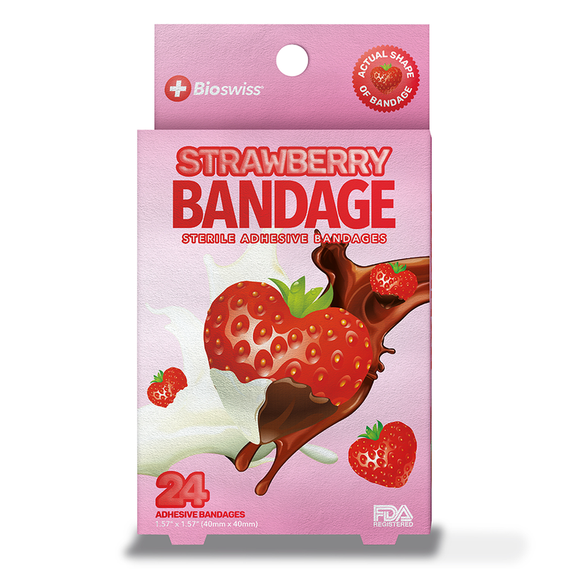 Strawberry Bandage - Pack of 24