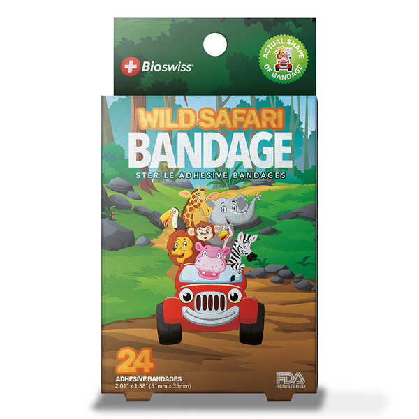 Wild Safari Bandages - Pack of 24