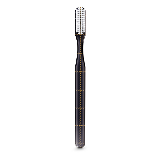 Black Plaid Toothbrush