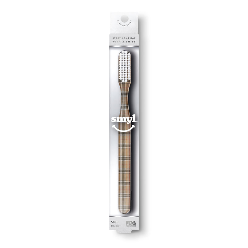 Plaid Toothbrush
